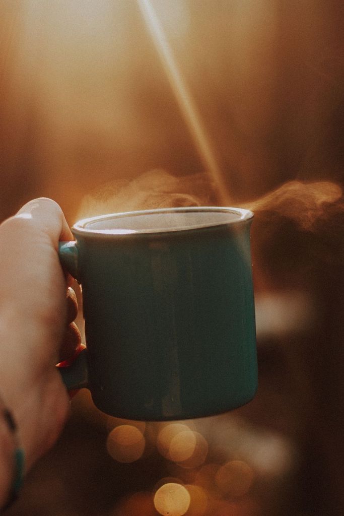 A steaming cup of mulled cider
